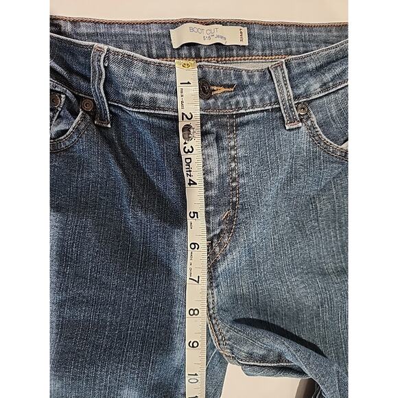 Levi's Women's 515 Bootcut Blue Jeans Size 10P Short Boot Cut - Picture 8 of 10